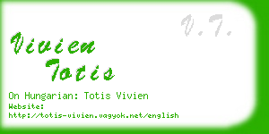 vivien totis business card